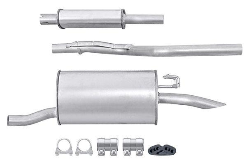 HELLA Endschalldämpfer Easy2Fit – PARTNERED with Faurecia 8LD366028-671