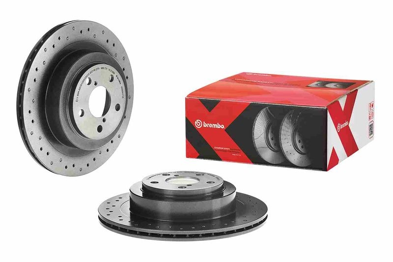 2x BREMBO Bremsscheibe XTRA LINE