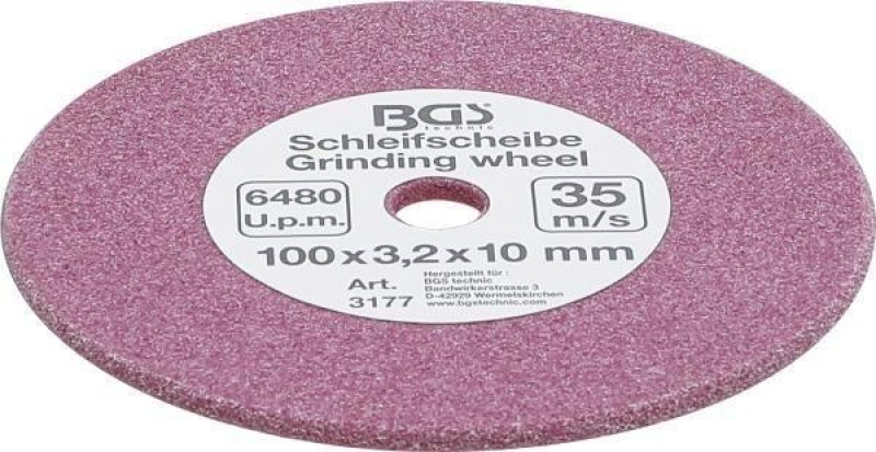 Schleifscheibe | für Art. 3180 | Ø 100 x 3,2 x 10 mm