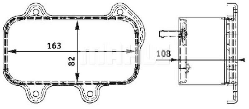 MAHLE Ölkühler, Motoröl PREMIUM LINE