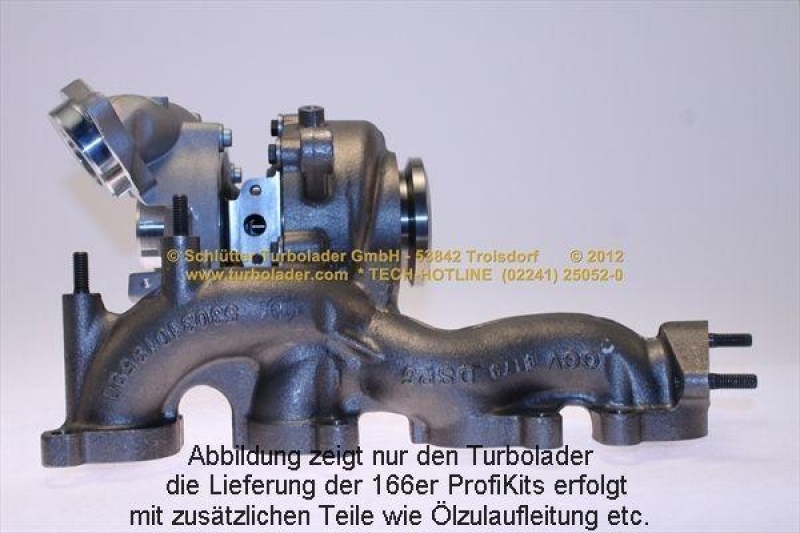 SCHLÜTTER TURBOLADER Lader, Aufladung PROFI PLUS- mit orig. BorgWarner Turbolader NEUTEIL im AT