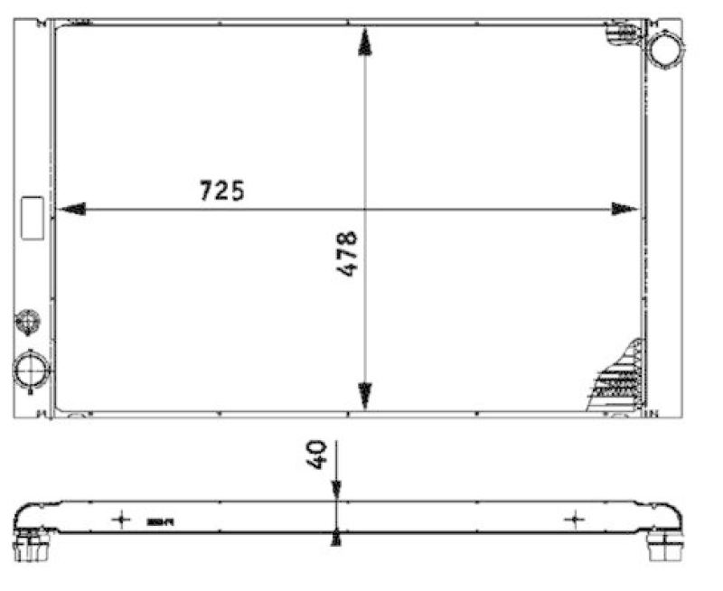 MAHLE Kühler, Motorkühlung BEHR *** PREMIUM LINE ***