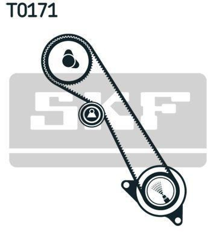SKF Zahnriemensatz VKMA 04108