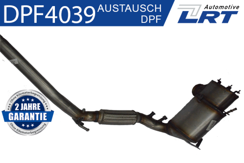 LRT Ruß-/Partikelfilter, Abgasanlage