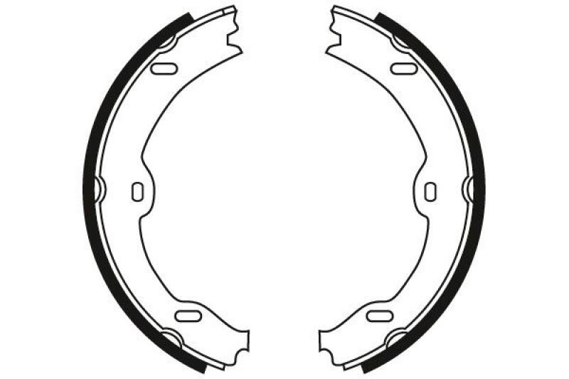 TRW Bremsbackensatz, Feststellbremse GS8721