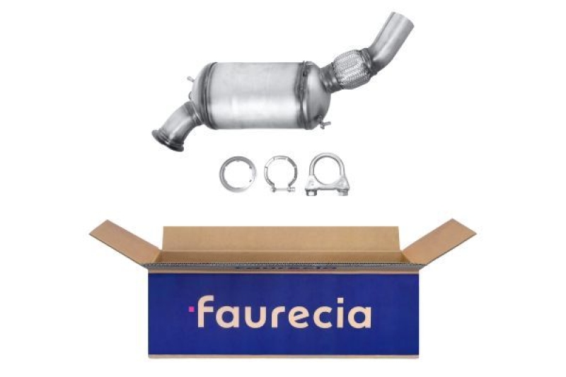 HELLA Ruß-/Partikelfilter, Abgasanlage Easy2Fit – PARTNERED with Faurecia