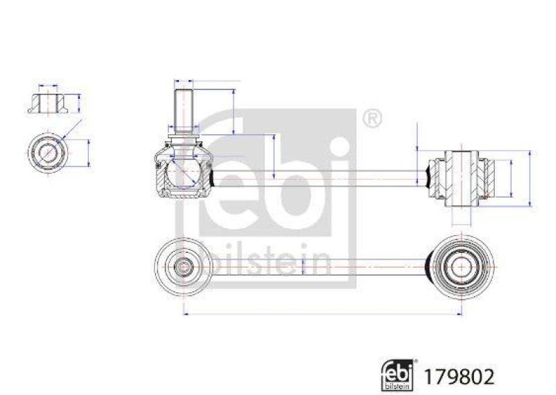 FEBI BILSTEIN Stange/Strebe, Stabilisator 179802