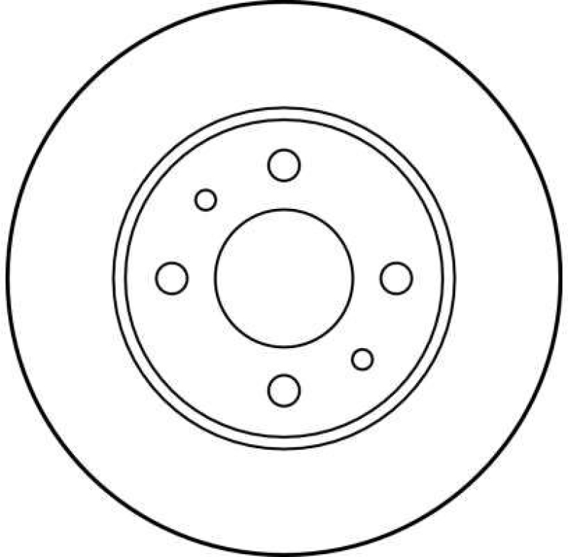 2x TRW Bremsscheibe DF1745