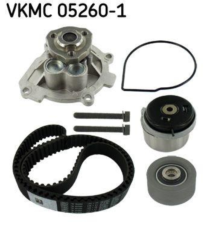 SKF Wasserpumpe + Zahnriemensatz VKMC 05260-1