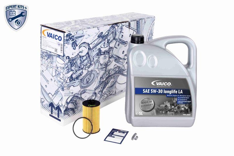 5L Vaico Motorenöl UNIVERSAL SAE 5W-30 longlife LA + Filter + Ölablasschraube