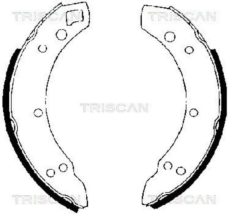 TRISCAN Bremsbackensatz, Feststellbremse