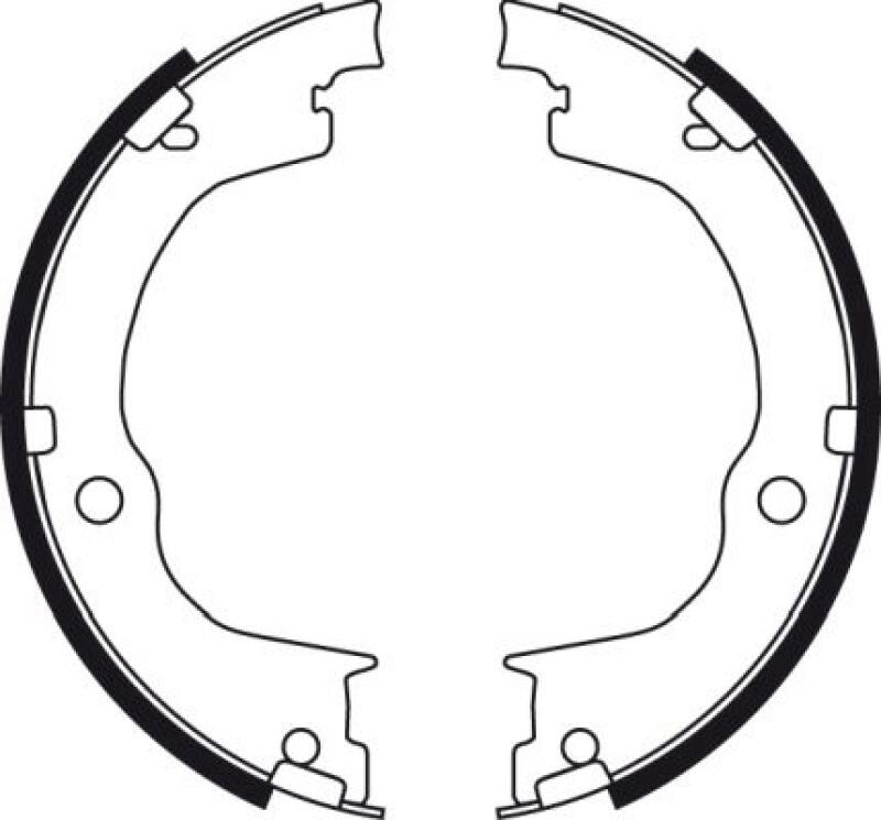 TRW Bremsbackensatz, Feststellbremse GS8749