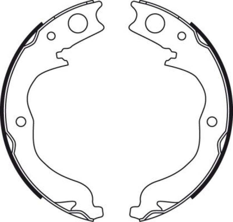 TRW Bremsbackensatz, Feststellbremse GS8753