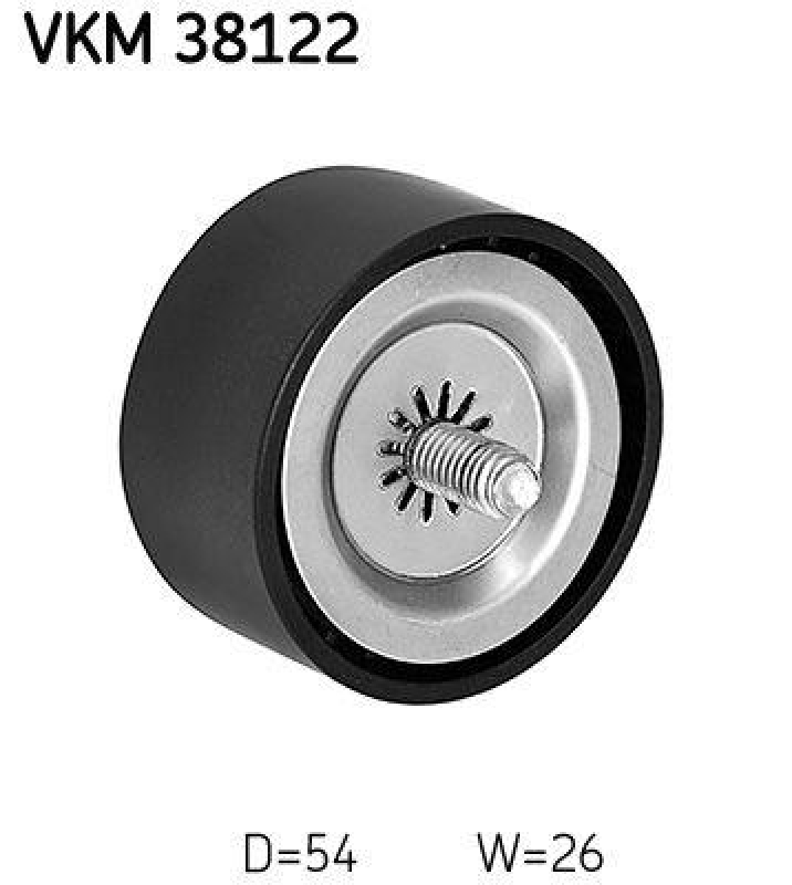 SKF Umlenk-/Führungsrolle, Keilrippenriemen VKM 38122