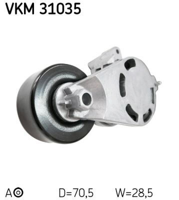 SKF Tensioner Pulley, V-ribbed belt