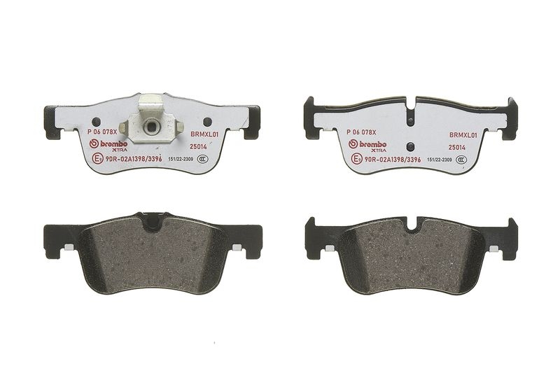 BREMBO Brake Pad Set, disc brake XTRA LINE