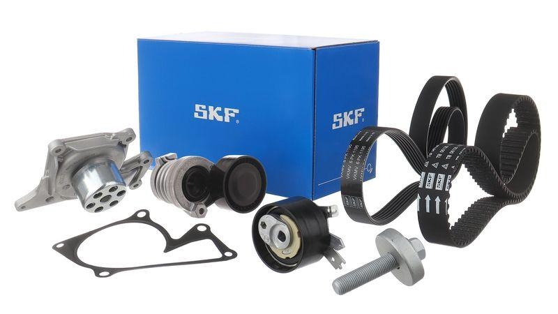 SKF Wasserpumpe + Zahn-/Keilrippenriemensatz MASTERKIT