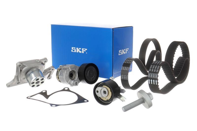 SKF Wasserpumpe + Zahn-/Keilrippenriemensatz MASTERKIT
