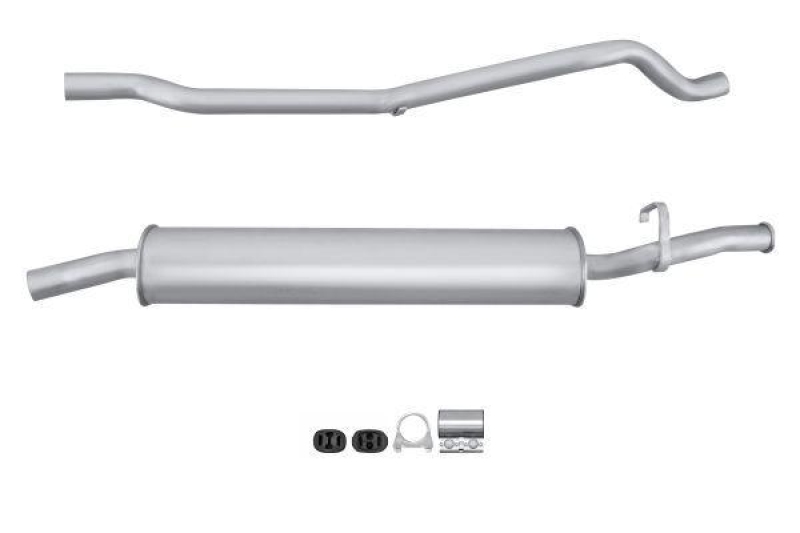 HELLA Endschalldämpfer Easy2Fit – PARTNERED with Faurecia 8LD 366 028-641