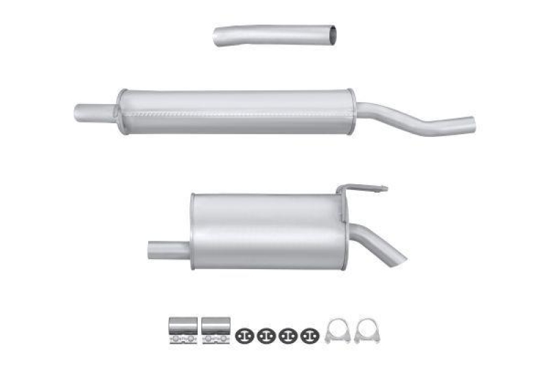 HELLA Endschalldämpfer Easy2Fit – PARTNERED with Faurecia 8LD366029-151