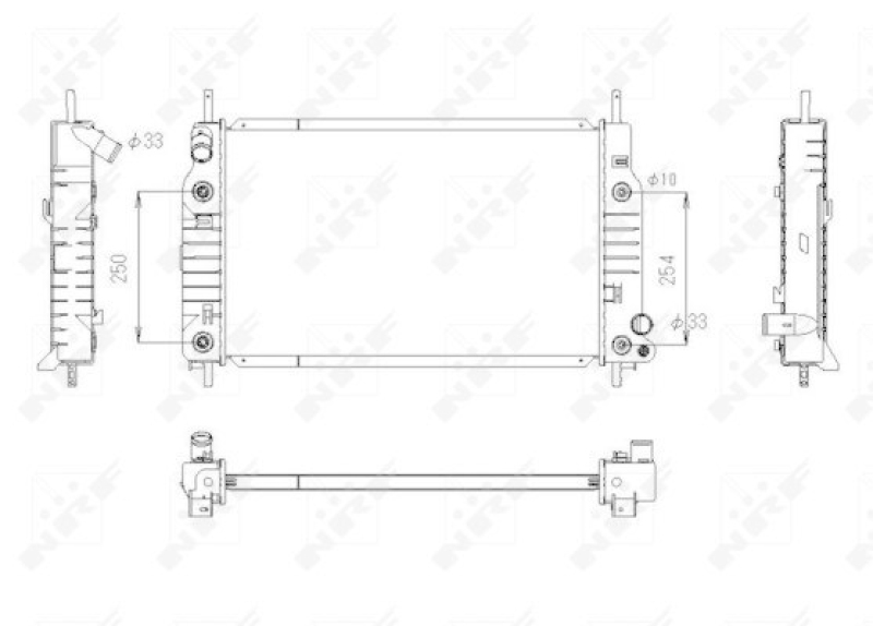 NRF Radiator, engine cooling