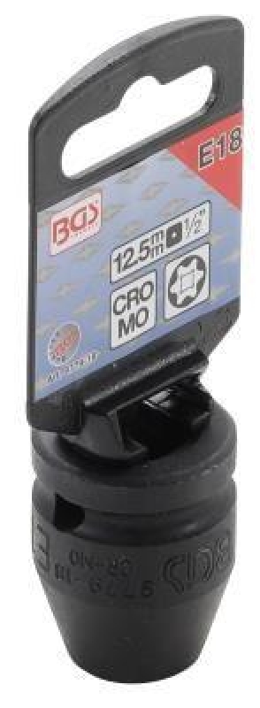 Kraft-Steckschlüssel-Einsatz E-Profil | Antrieb Innenvierkant 12,5 mm (1/2") | SW E18