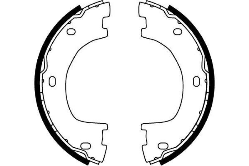 TRW Bremsbackensatz, Feststellbremse GS8777