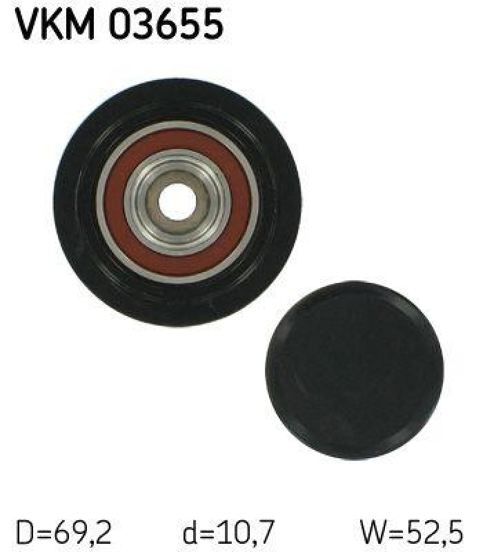 SKF Generatorfreilauf VKM 03655