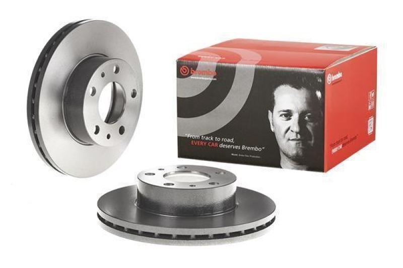 2x BREMBO Bremsscheibe PRIME LINE - UV Coated