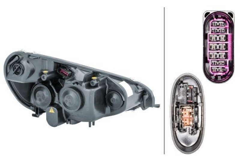 1x Hella Bi-Xenon Hauptscheinwerfer D1S H1 Links passend für Ford Galaxy 2 S-MAX