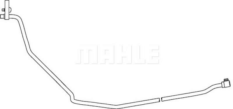 MAHLE High Pressure Line, air conditioning PREMIUM LINE