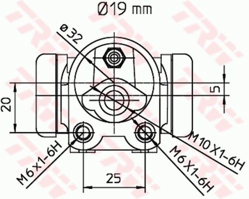 TRW Radbremszylinder BWD303