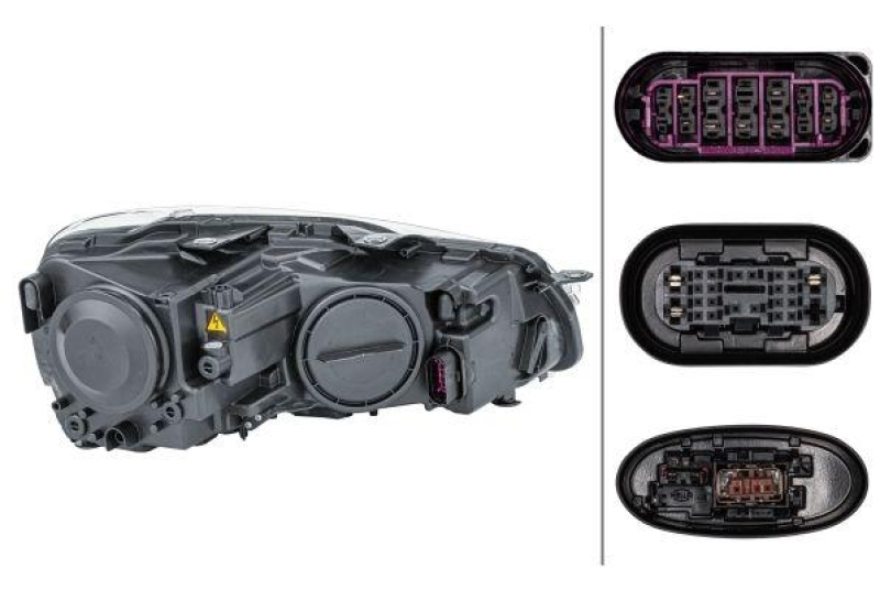 1x Hella Bi-Xenon Hauptscheinwerfer D1S LED Links passend für VW Golf 6 5K1 1.4