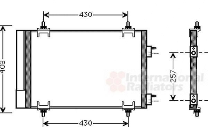 VAN WEZEL Kondensator, Klimaanlage 9005230