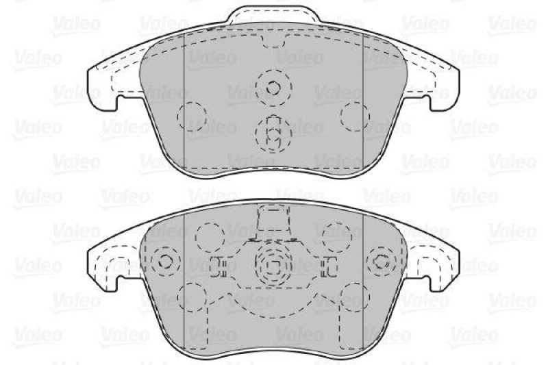 VALEO Bremsbelagsatz, Scheibenbremse 598998