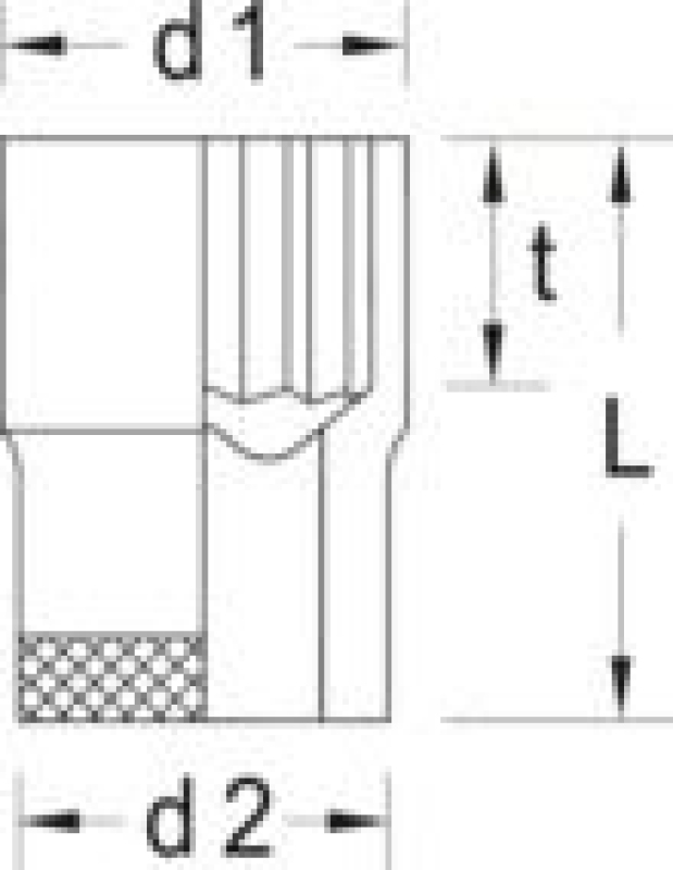 GEDORE Steckschl&uuml;sseleinsatz D 21 1.5/8AF