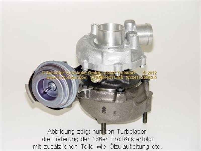 SCHLÜTTER TURBOLADER Lader, Aufladung PROFI KIT - mit orig. GARRETT Turbo NEUTEIL AT
