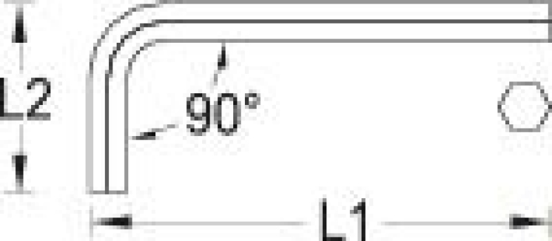 GEDORE Winkelschraubendreher 42 3/32AF