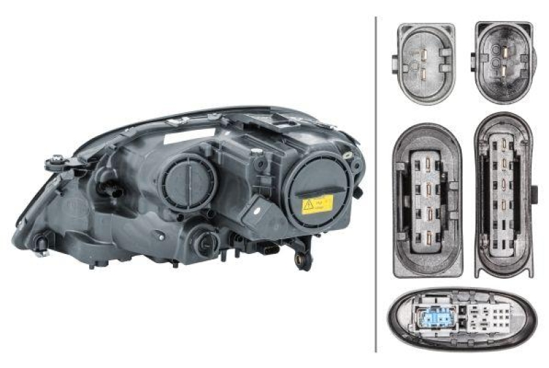 1x Hella Bi-Xenon Hauptscheinwerfer D1S H7 Rechts passend für Mercedes M-Klasse