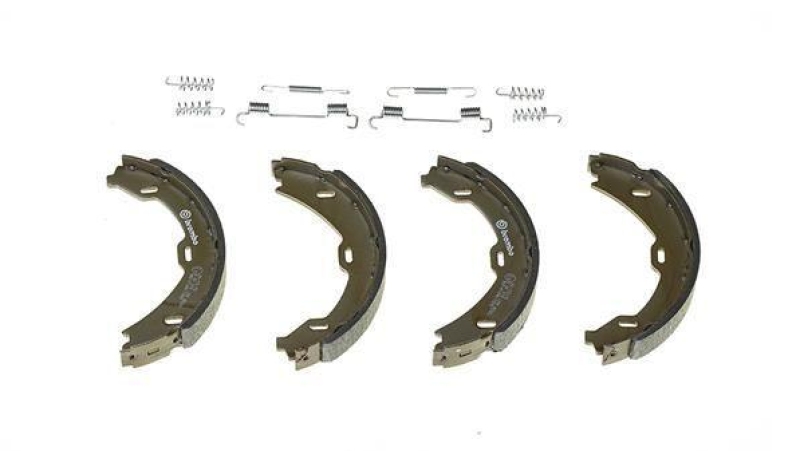 BREMBO Brake Shoe Set, parking brake ESSENTIAL LINE