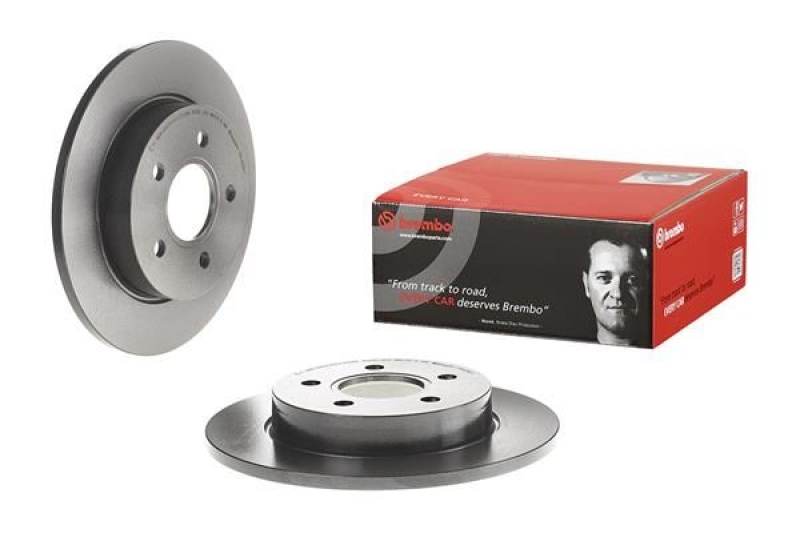 2x BREMBO Bremsscheibe COATED DISC LINE