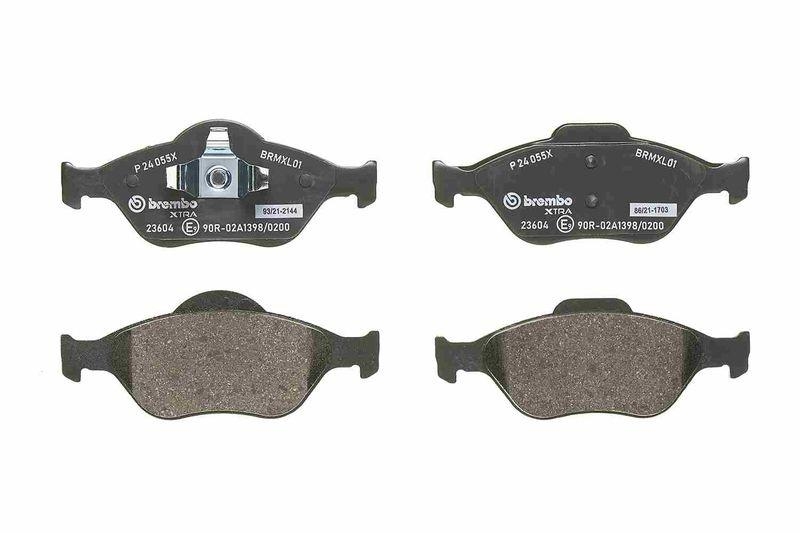 BREMBO Brake Pad Set, disc brake BREMBO XTRA LINE
