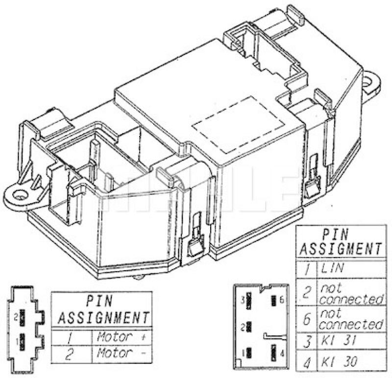 MAHLE Regler, Innenraumgebläse BEHR *** PREMIUM LINE ***