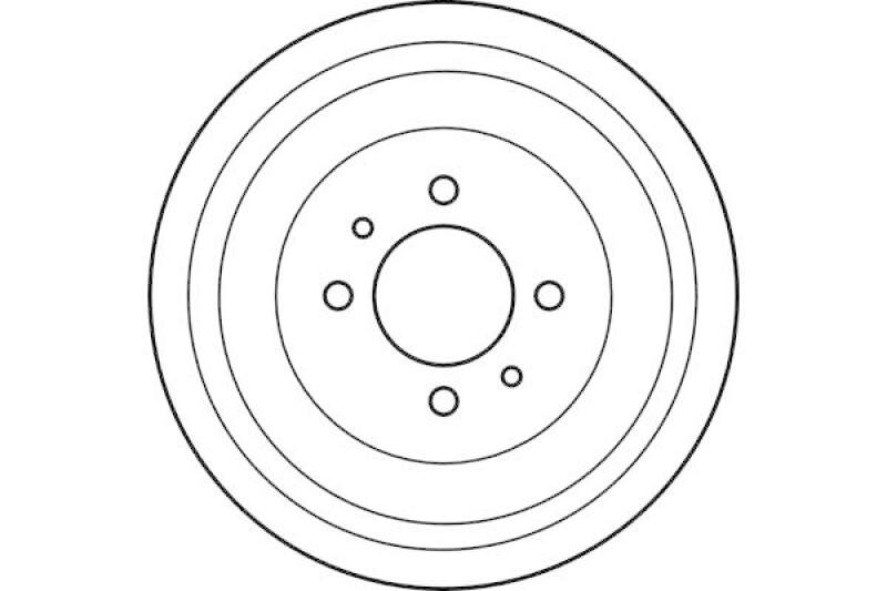 2x TRW Bremstrommel DB4218