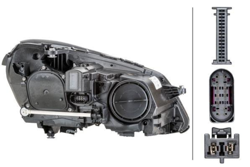1x Hella Hauptscheinwerfer LED H7 Links passend für Mercedes E-Klasse ab 03/2013