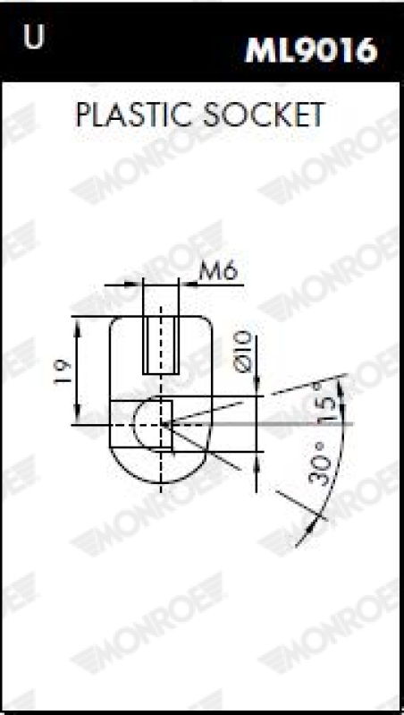 MONROE Gasfeder, Motorhaube MONROE MaxLift