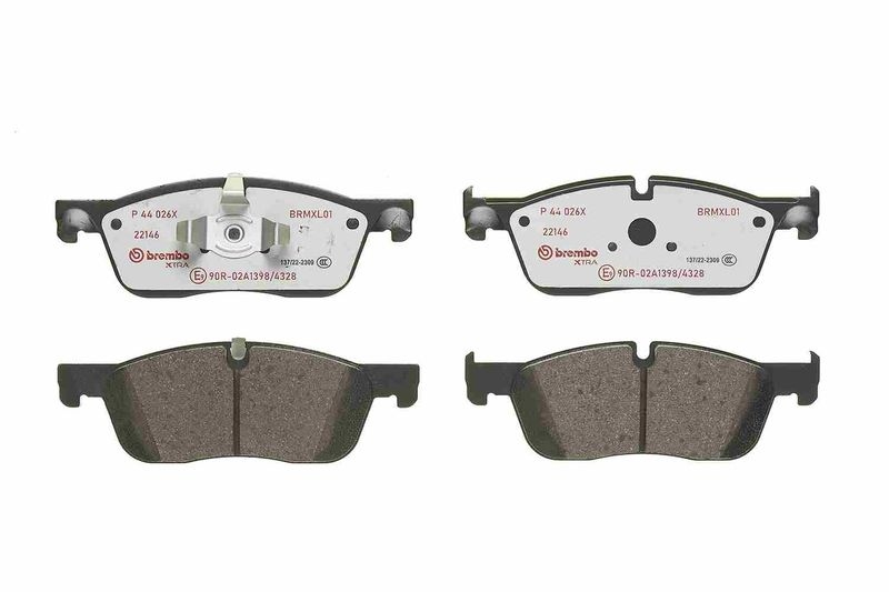 BREMBO Brake Pad Set, disc brake BREMBO XTRA LINE