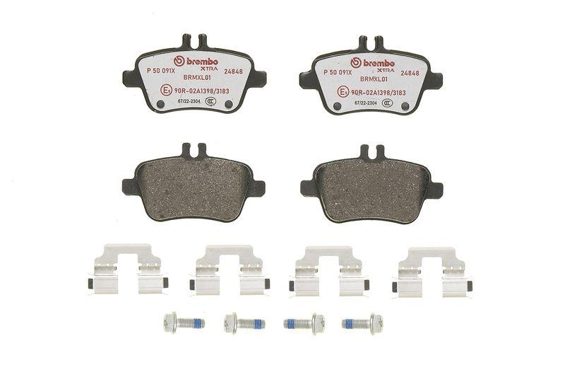 BREMBO Bremsbelagsatz, Scheibenbremse BREMBO XTRA LINE