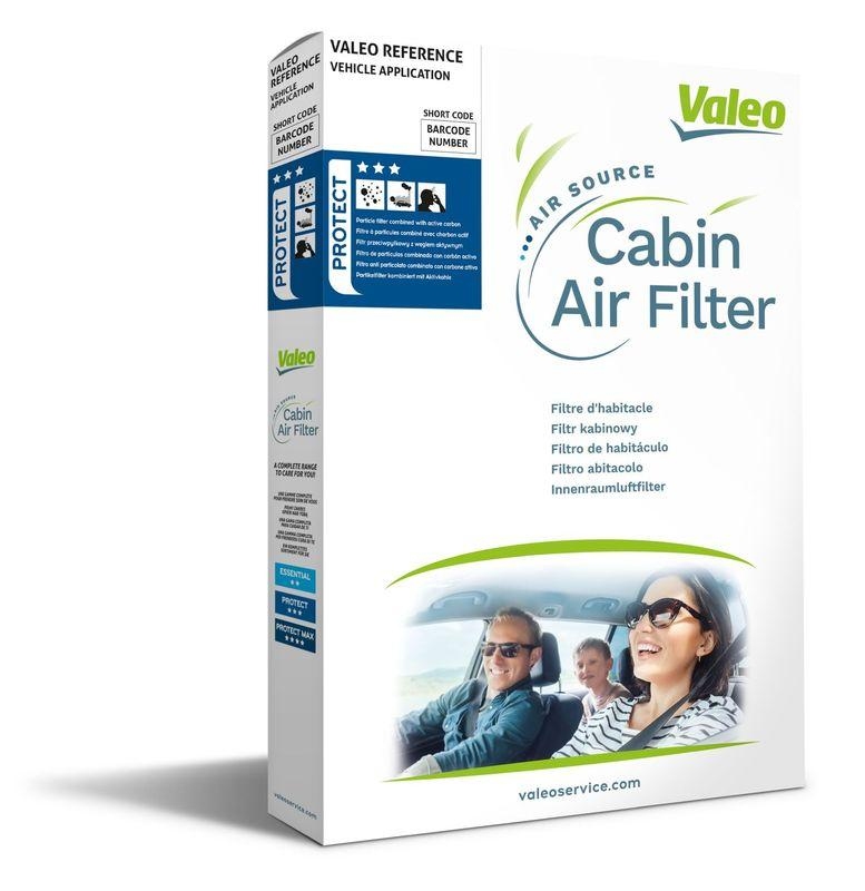 VALEO Filter, interior air CLIMFILTER PROTECT