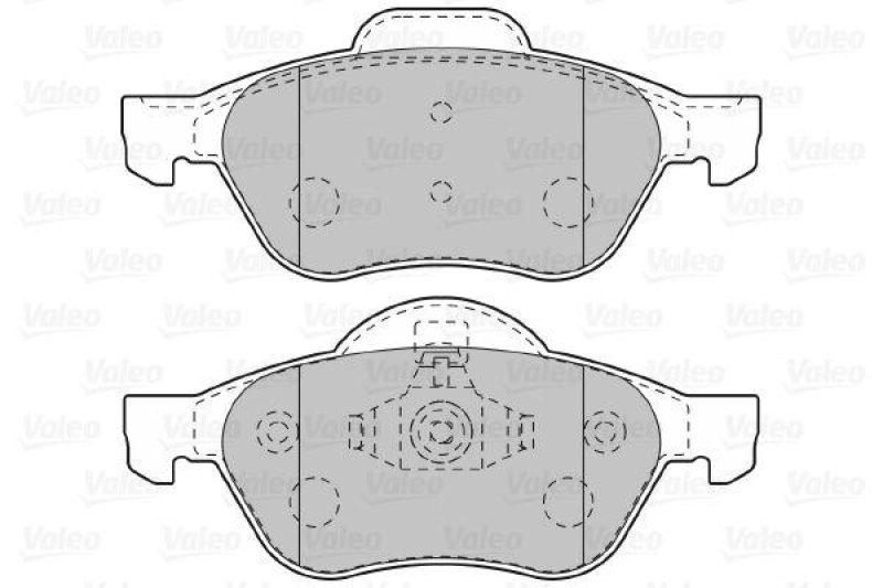 VALEO Bremsbelagsatz, Scheibenbremse 601012